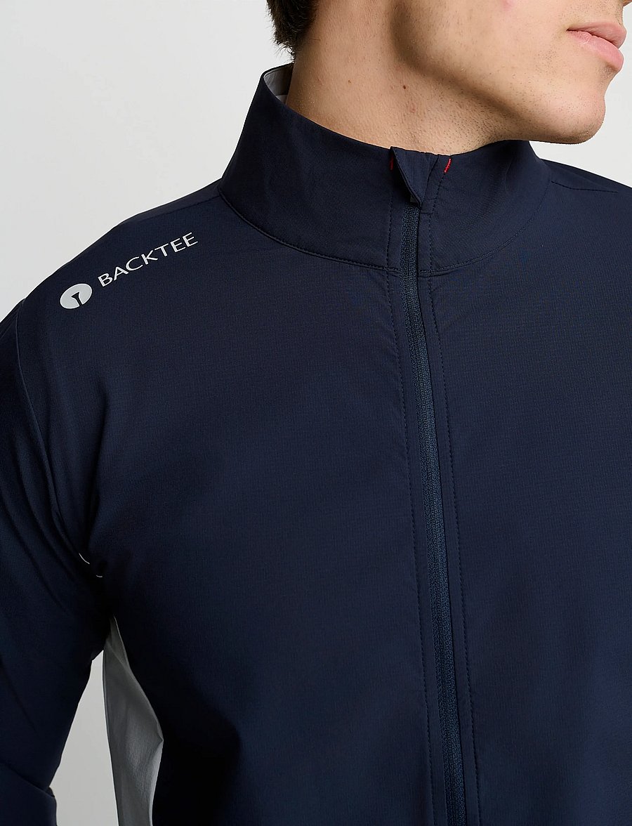BACKTEE - Mens Windbreaker Jacket - golfjakker - navy - 4