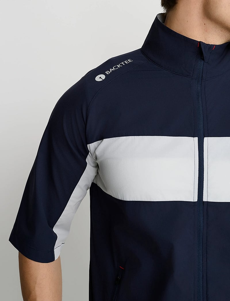 BACKTEE - Mens Winbreaker Jacket S/S - golfjackor - navy - 3