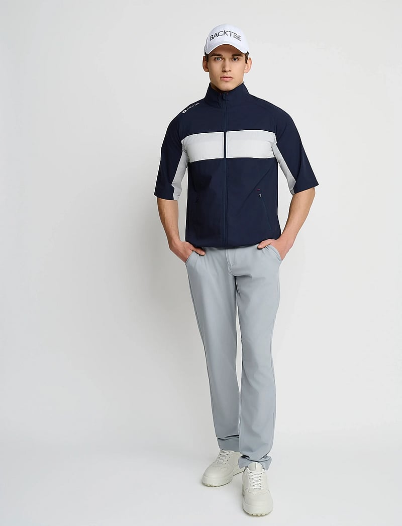 BACKTEE - Mens Winbreaker Jacket S/S - golfjackor - navy - 4