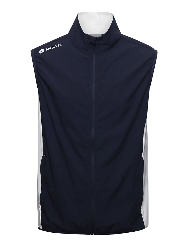 BACKTEE - Mens Windbreaker Vest - västar - navy - 1