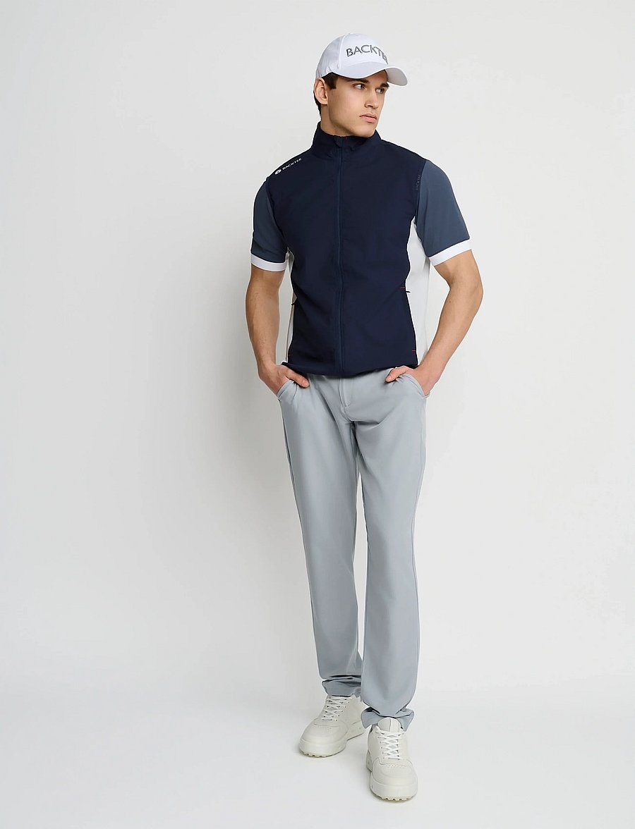 BACKTEE - Mens Windbreaker Vest - västar - navy - 3