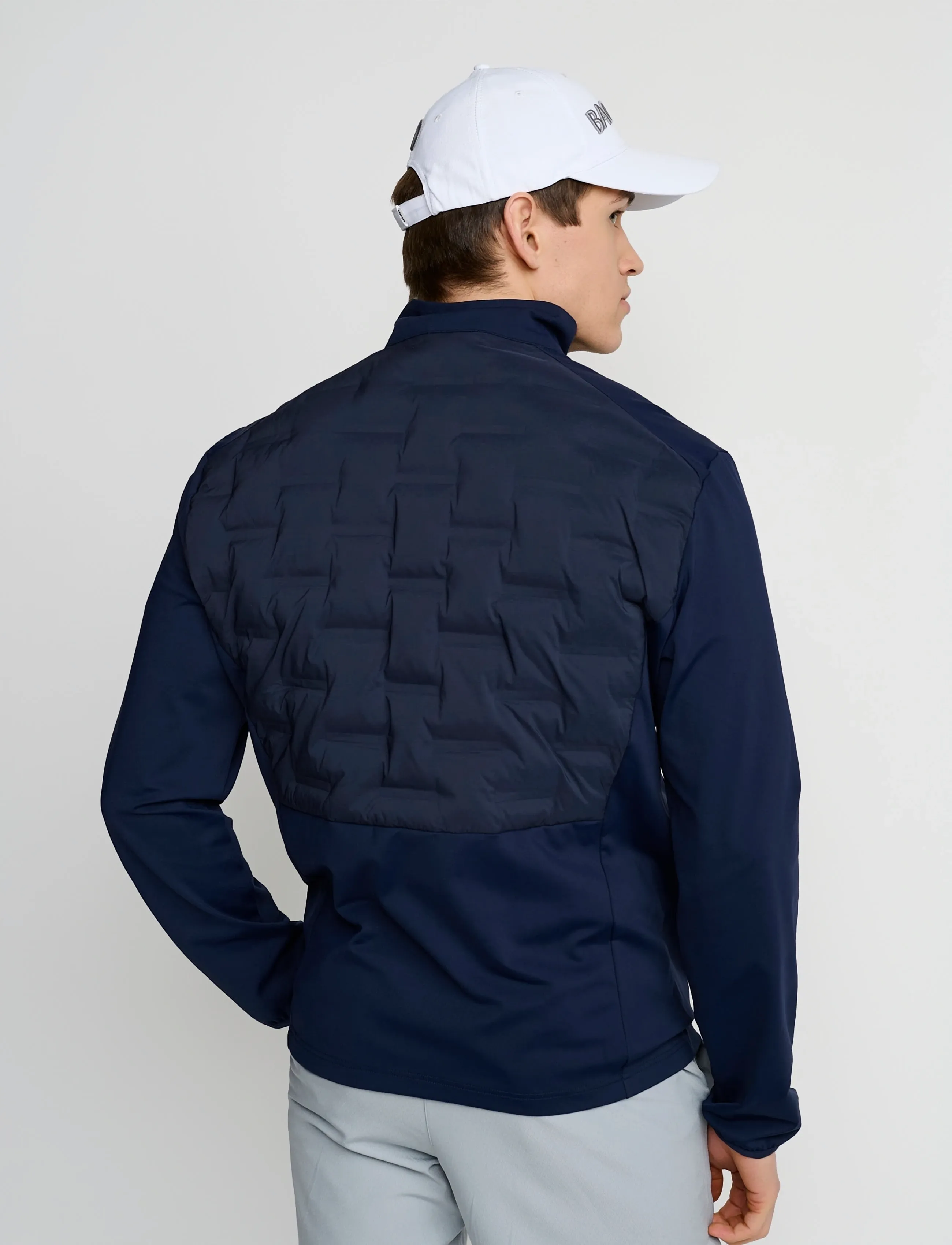BACKTEE - Mens Epic Hybrid Jacket - golftakit - navy - 2