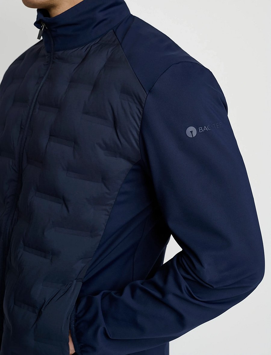 BACKTEE - Mens Epic Hybrid Jacket - golftakit - navy - 4