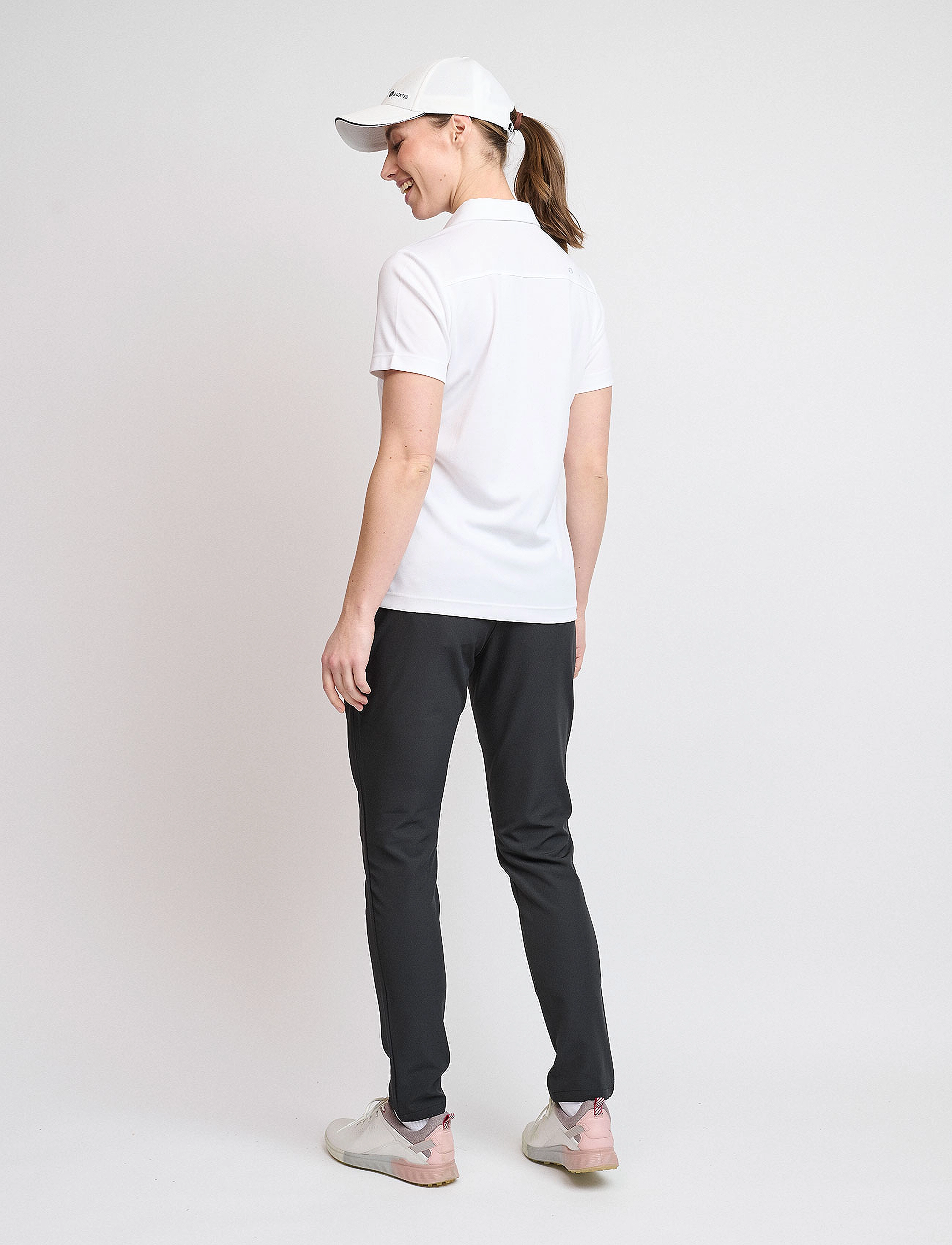 BACKTEE - Ladies Performance Polo - toppar & t-shirts - optical white - 2