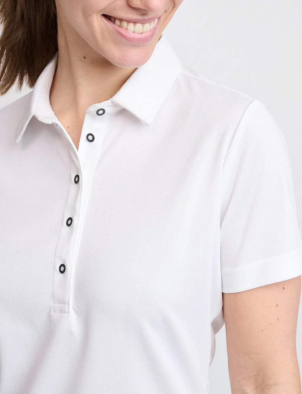 BACKTEE - Ladies Performance Polo - toppar & t-shirts - optical white - 4