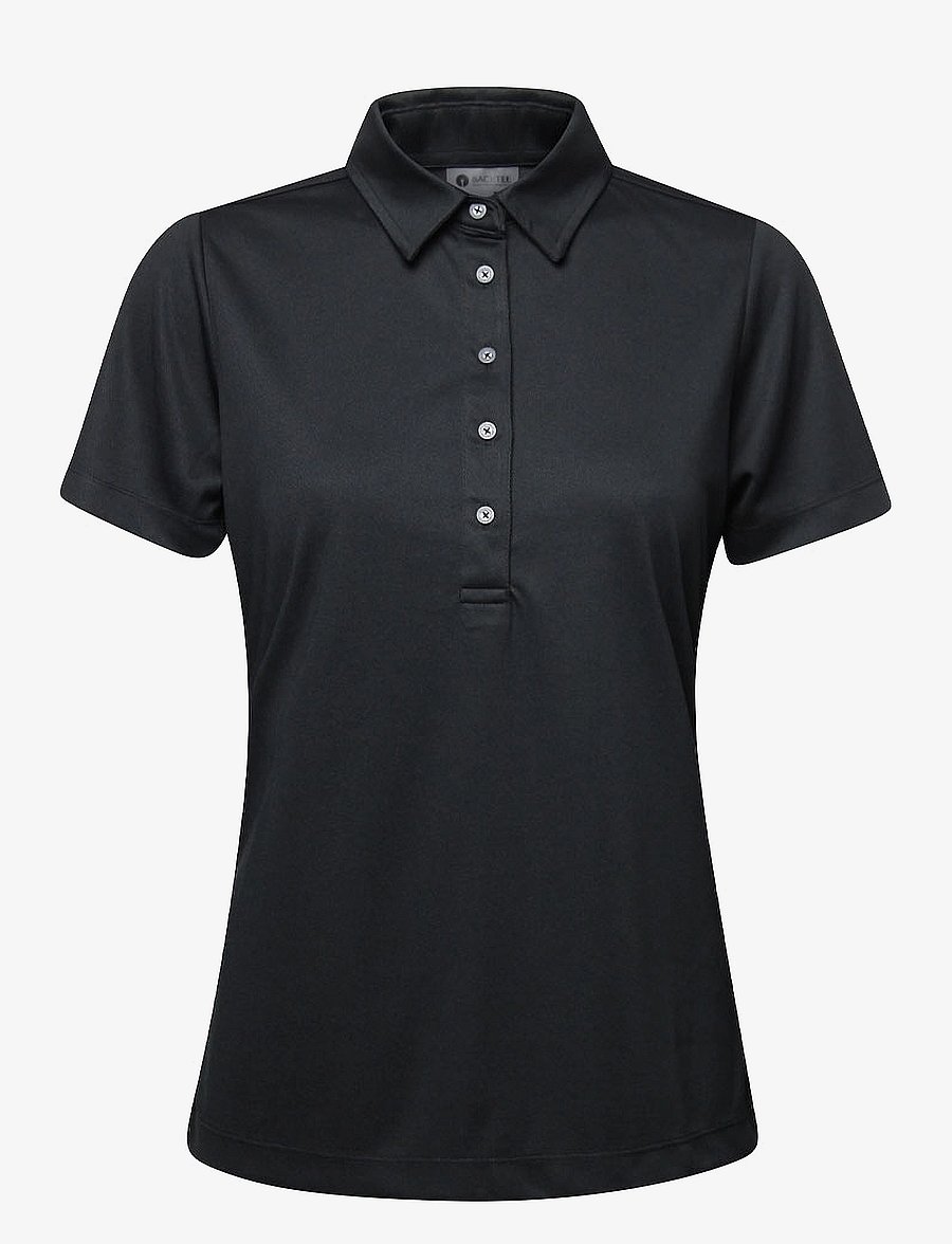 BACKTEE - Ladies Performance Polo - oberteile & t-shirts - black - 1