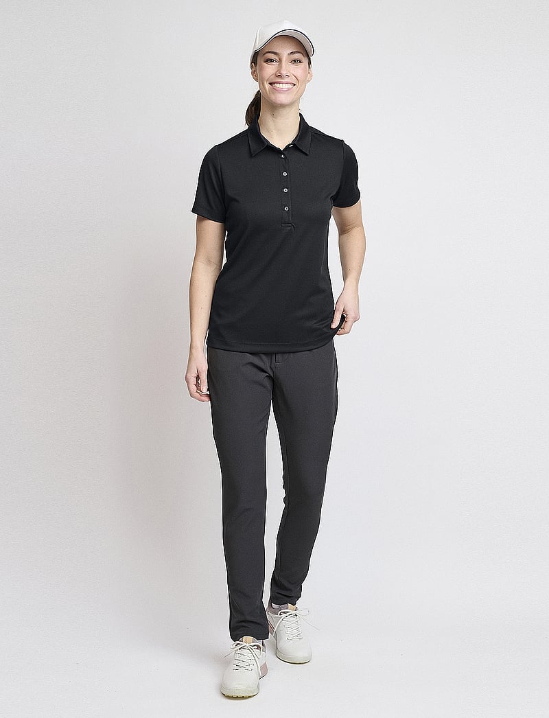 BACKTEE - Ladies Performance Polo - alussärgid ja t-särgid - black - 3