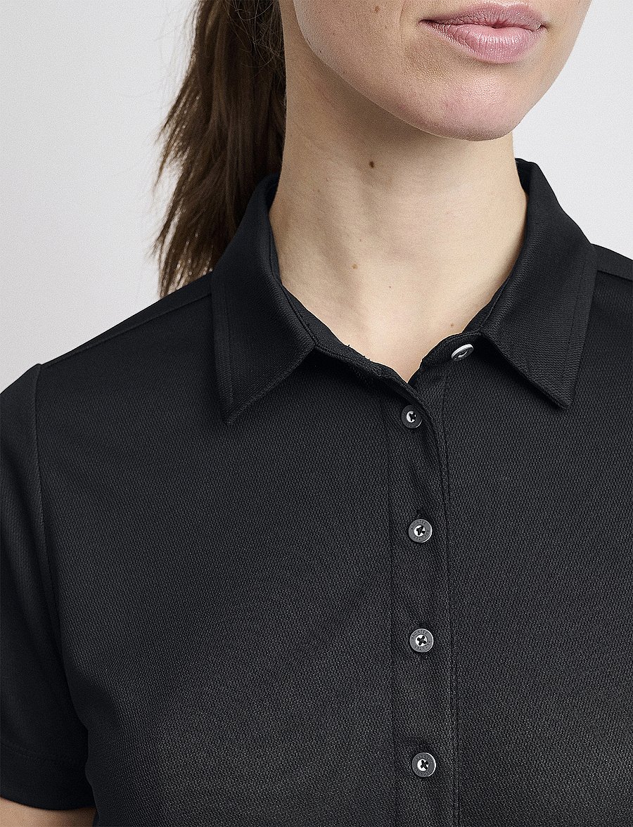 BACKTEE - Ladies Performance Polo - oberteile & t-shirts - black - 4