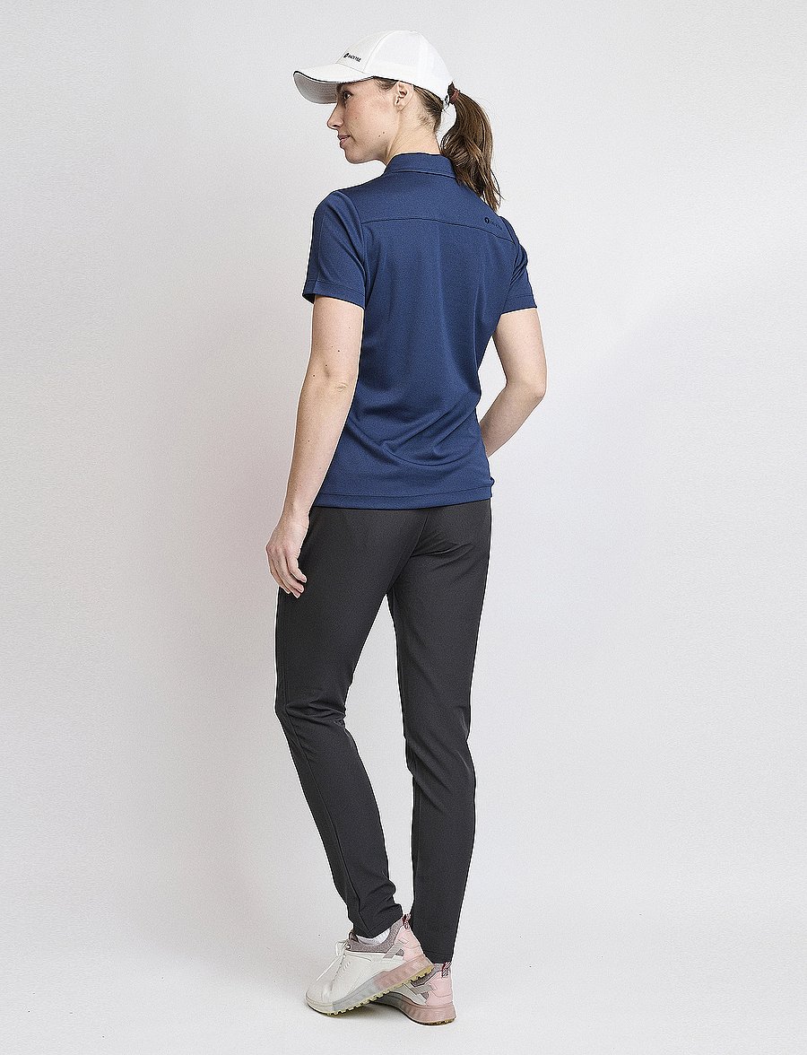 BACKTEE - Ladies Performance Polo - tops & t-shirts - navy - 2