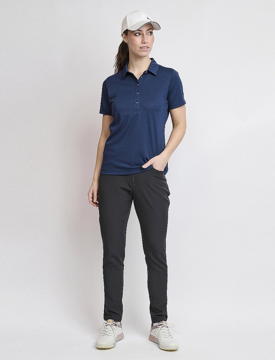 BACKTEE - Ladies Performance Polo - tops & t-shirts - navy - 3