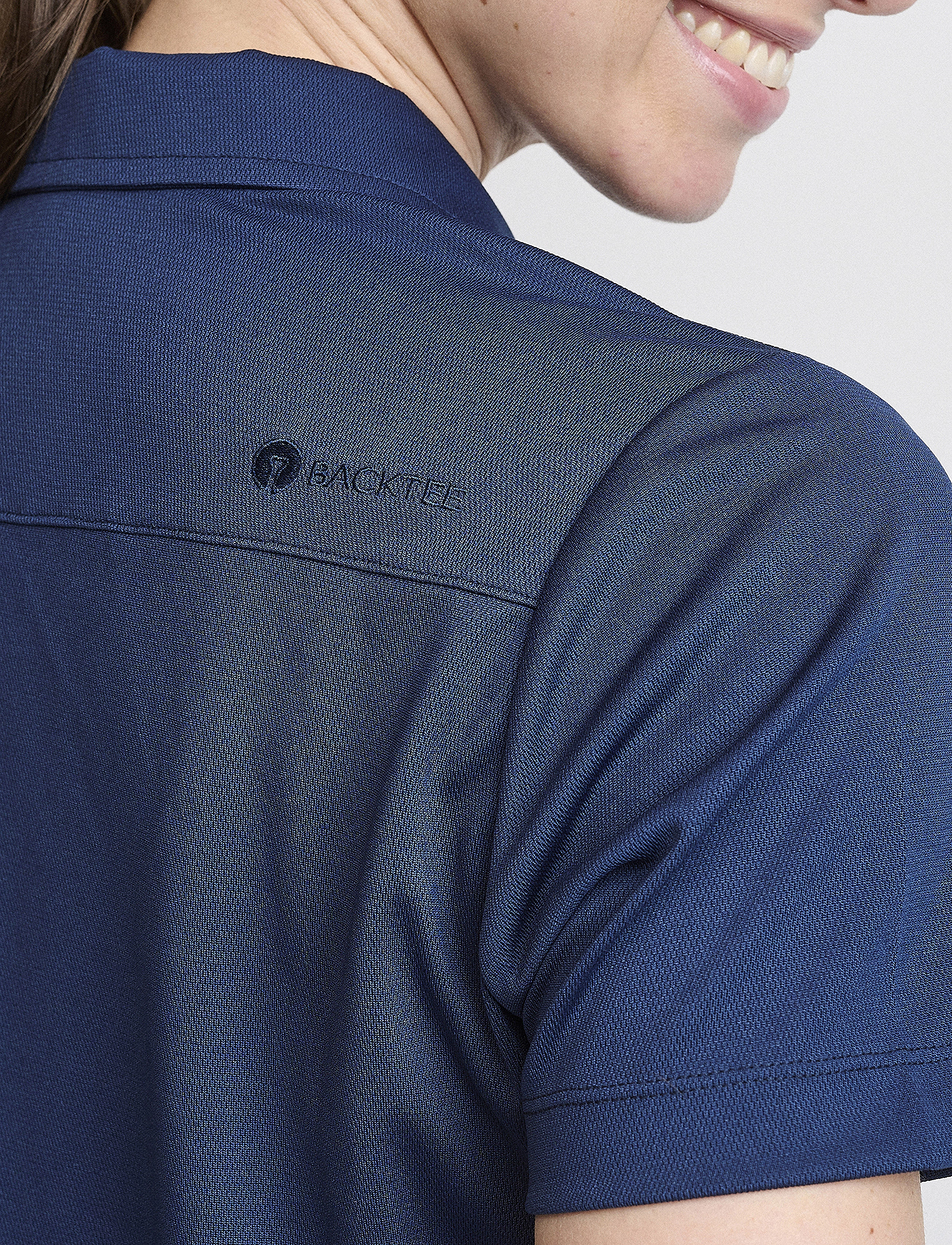 BACKTEE - Ladies Performance Polo - polo shirts - navy - 4