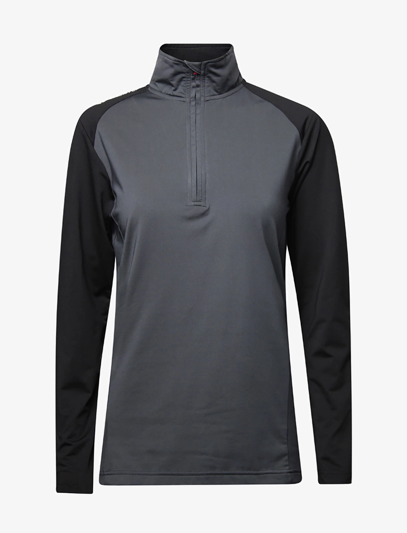 BACKTEE Ladies Zipneck Baselayer Grau - XL - Damen