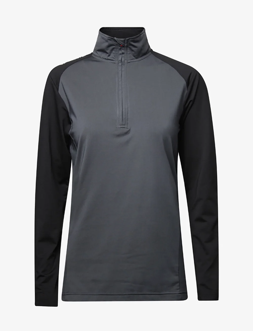 BACKTEE - Ladies Zipneck Baselayer - termoundertrøjer - asphalt - 1
