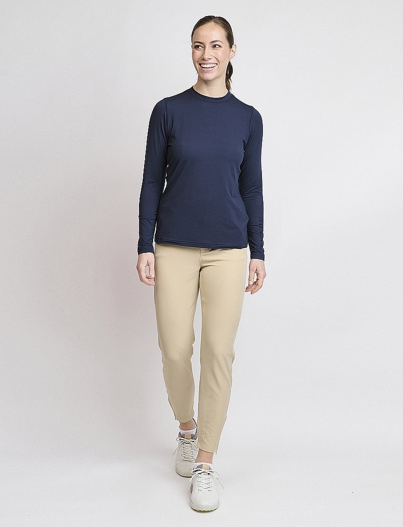 BACKTEE - Ladies First Skin Round Neck - långärmade tröjor - navy - 3