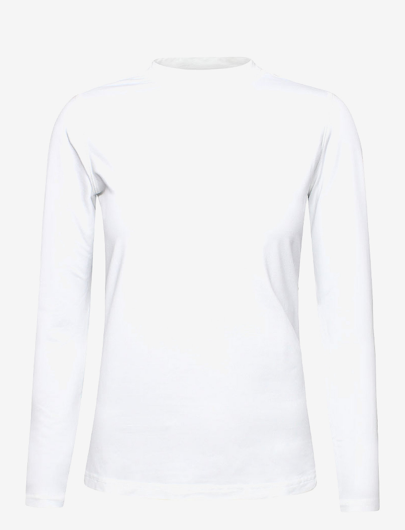 BACKTEE - Ladies First Skin Round Neck - langermede topper - optical white - 1