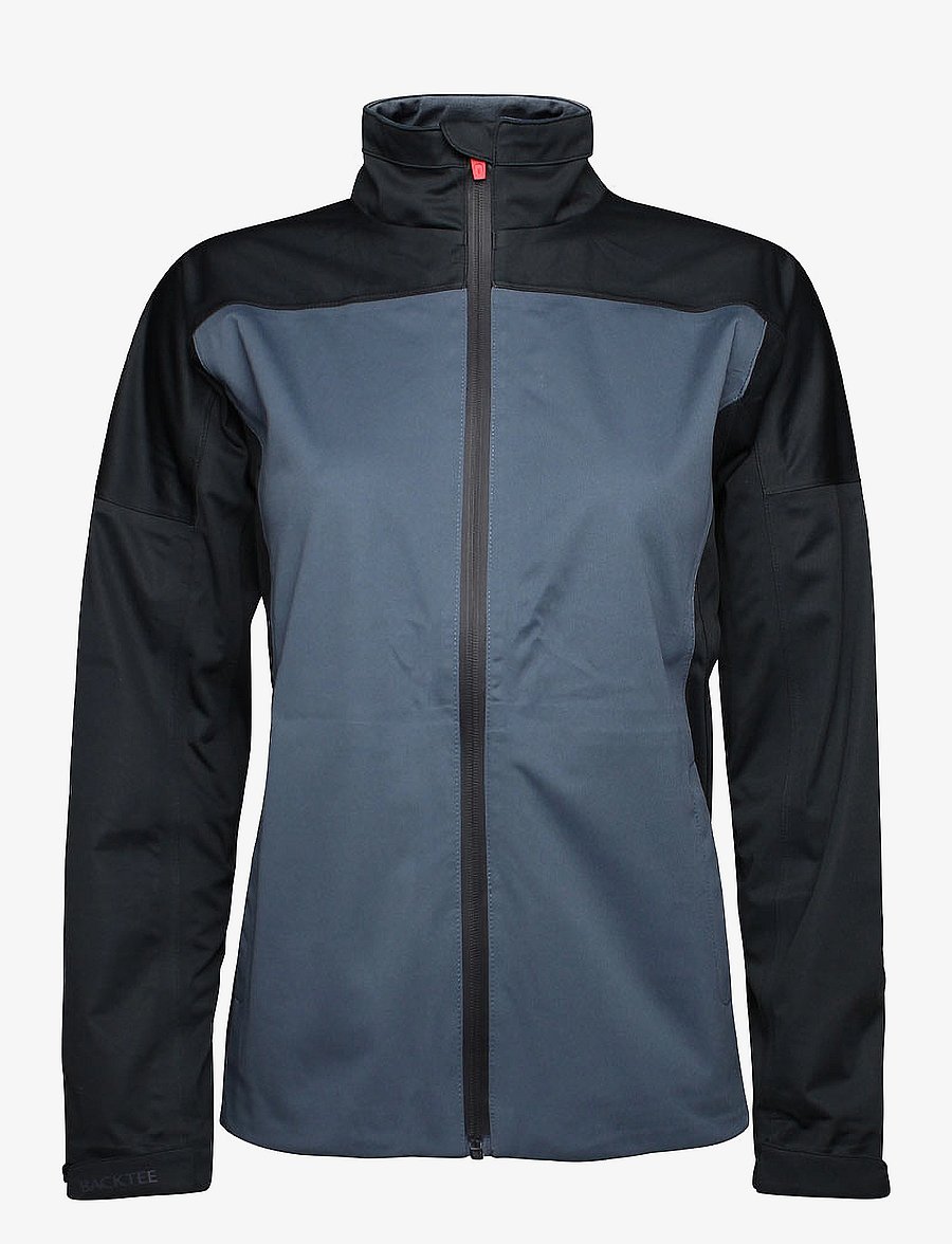 BACKTEE - Ladies 4WS Pro Rain Jacket - kurtki golfowe - ombre blue - 1