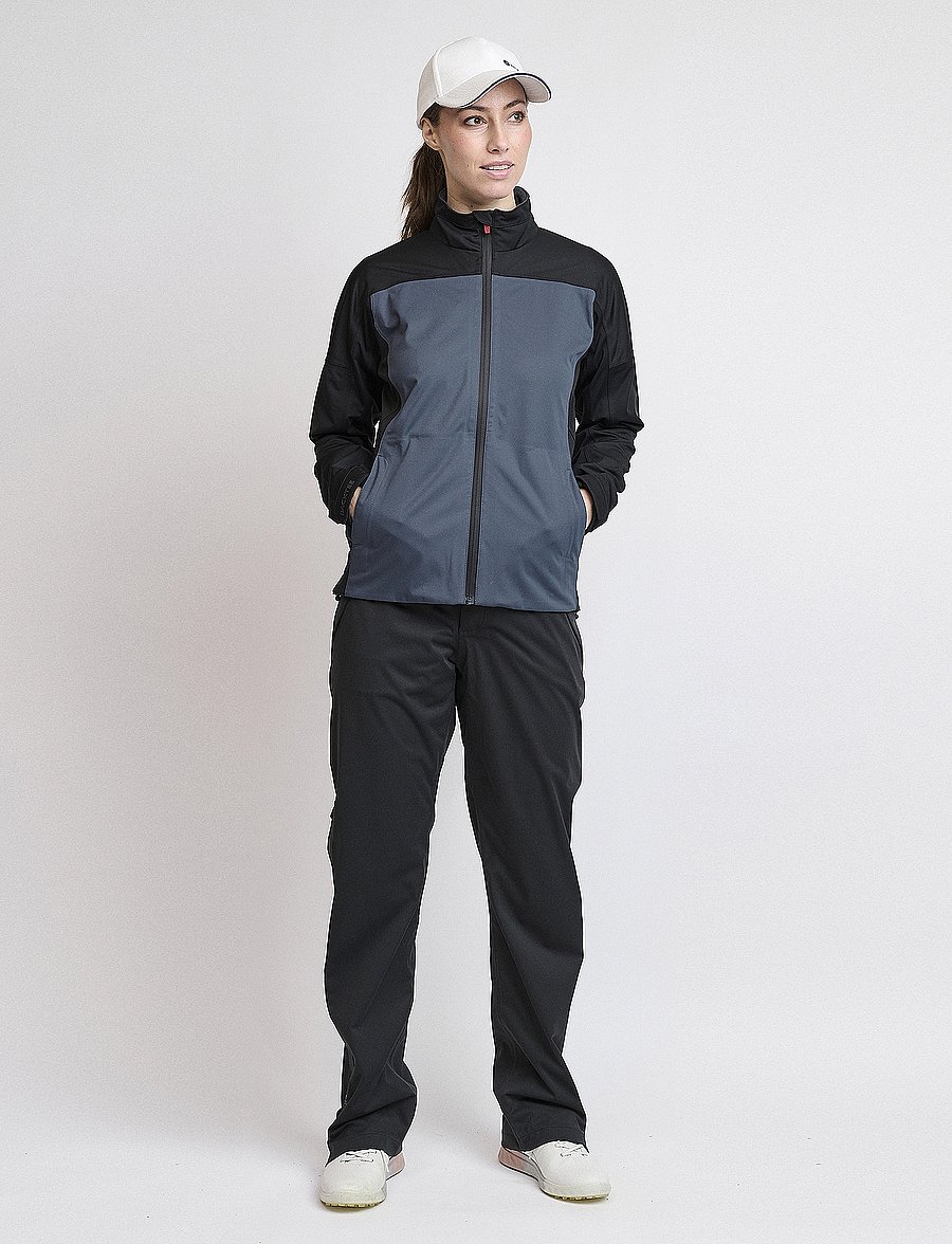 BACKTEE - Ladies 4WS Pro Rain Jacket - kurtki golfowe - ombre blue - 3