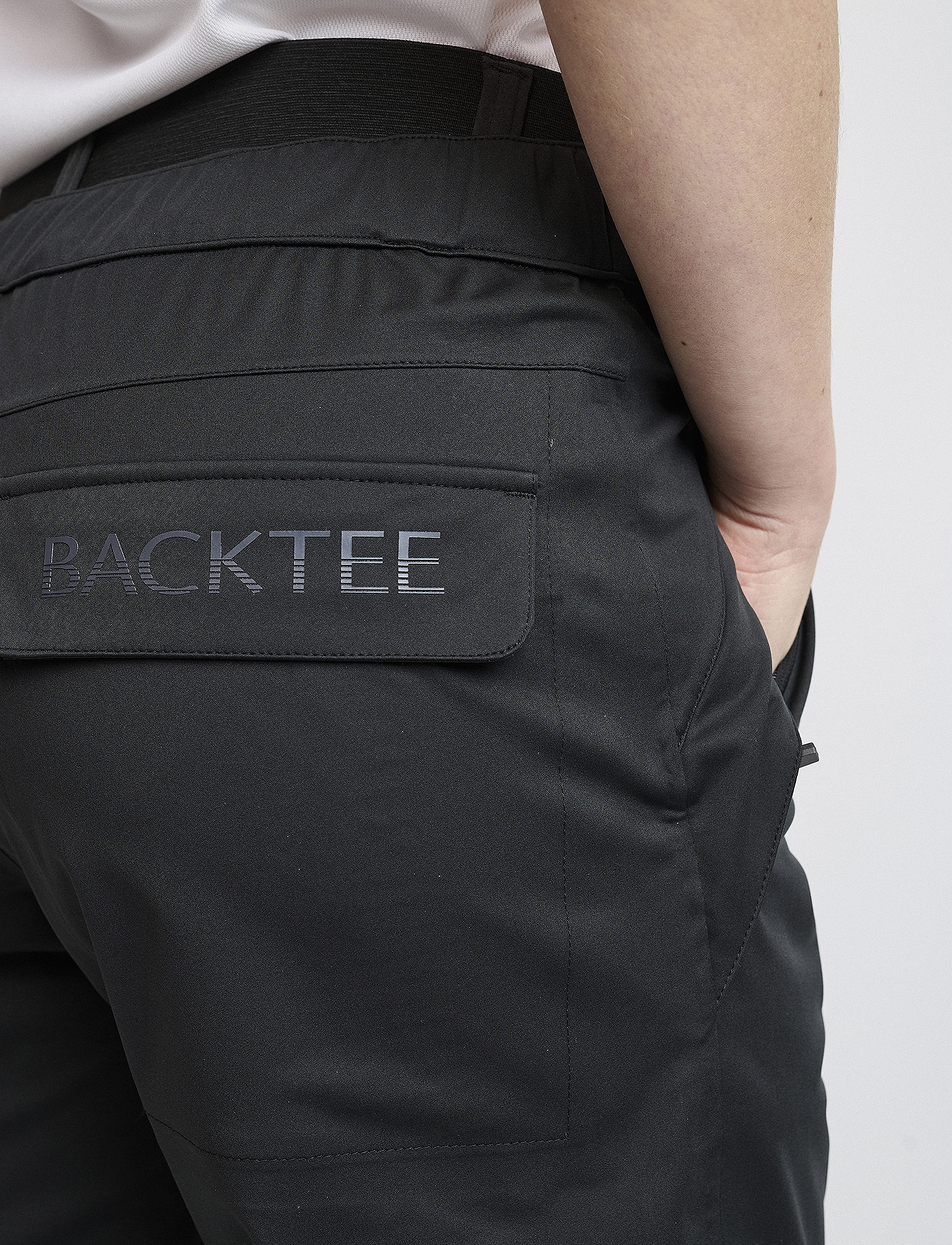 BACKTEE - Ladies 4WS Pro Rain Pants 31" - black - 5