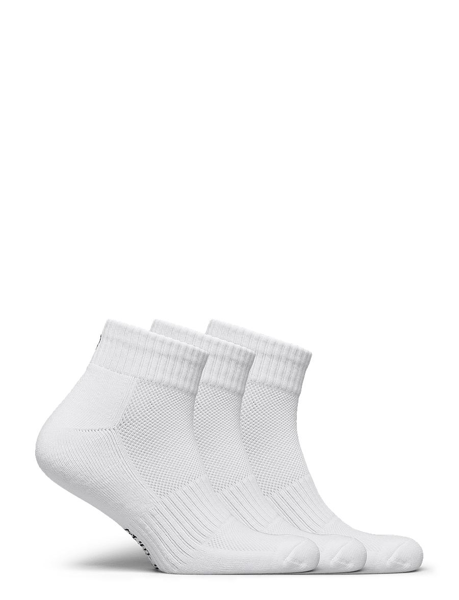 BACKTEE - BACKTEE Ankle Sock (1x3 pairs) - strümpfe - optical white - 1