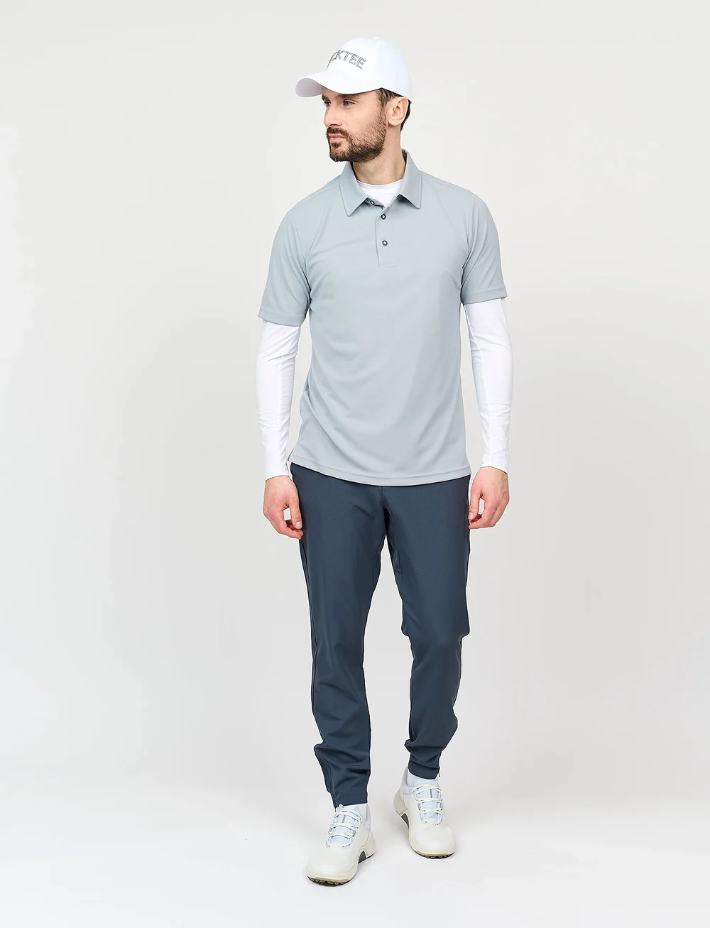 BACKTEE - Mens Performance Polo - oberteile & t-shirts - slate - 3