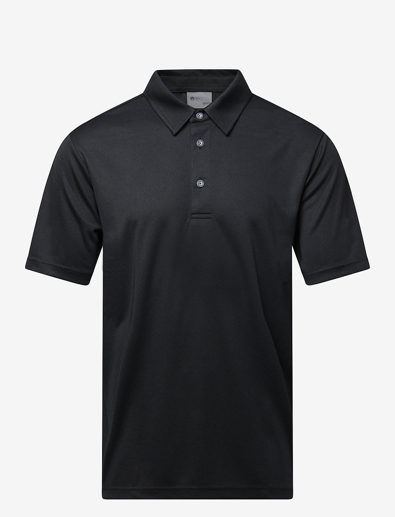 BACKTEE - Mens Performance Polo - toppar & t-shirts - black - 1