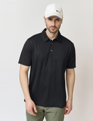 BACKTEE - Mens Performance Polo - toppar & t-shirts - black - 0