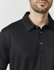 BACKTEE - Mens Performance Polo - toppar & t-shirts - black - 4