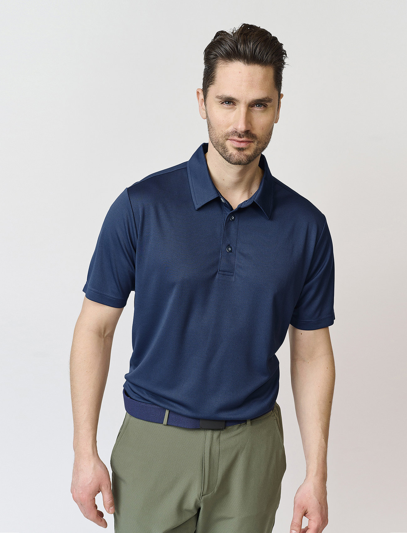 BACKTEE - Mens Performance Polo - short-sleeved polos - navy - 1