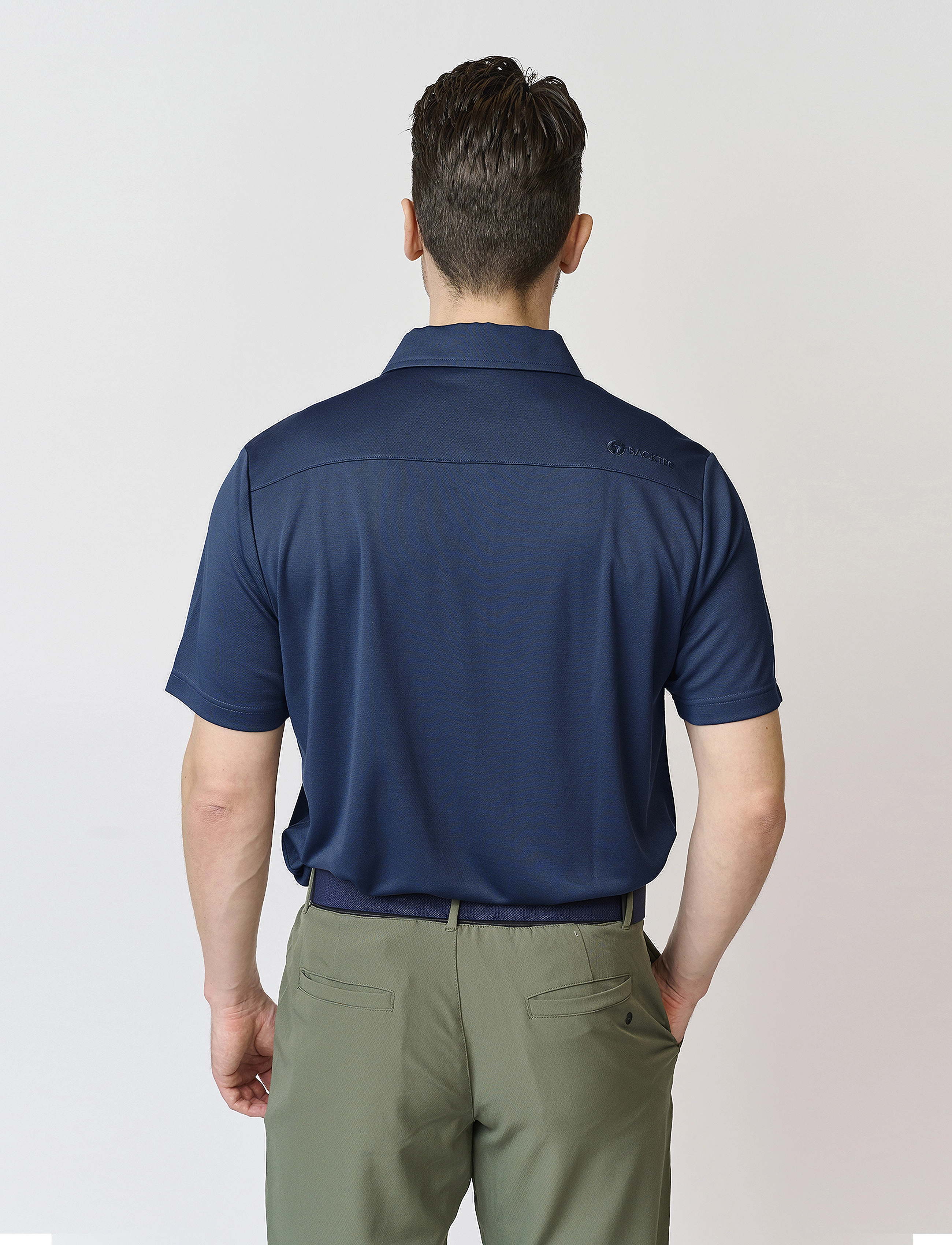 BACKTEE - Mens Performance Polo - poloshirts - navy - 2