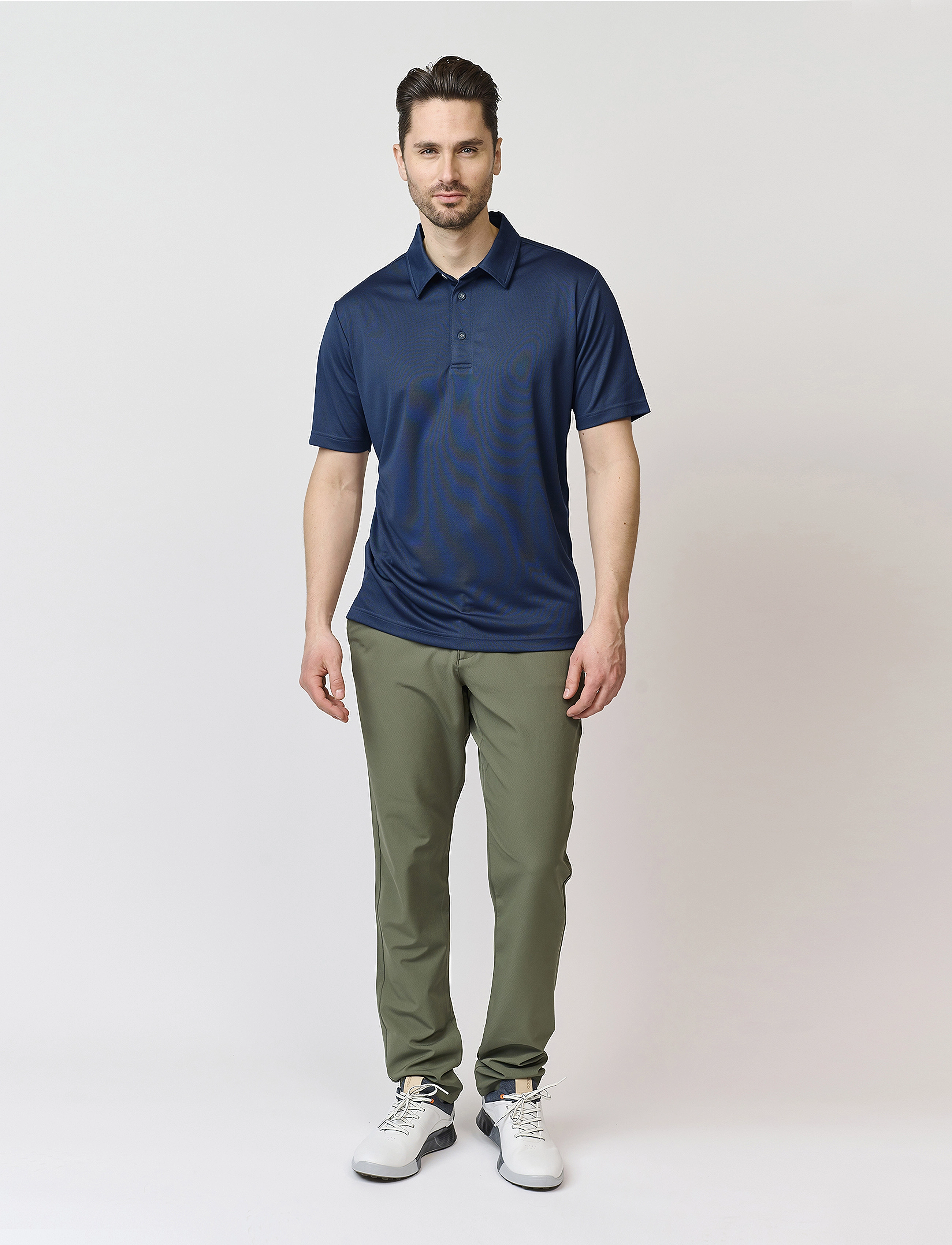 BACKTEE - Mens Performance Polo - poloshirts - navy - 3
