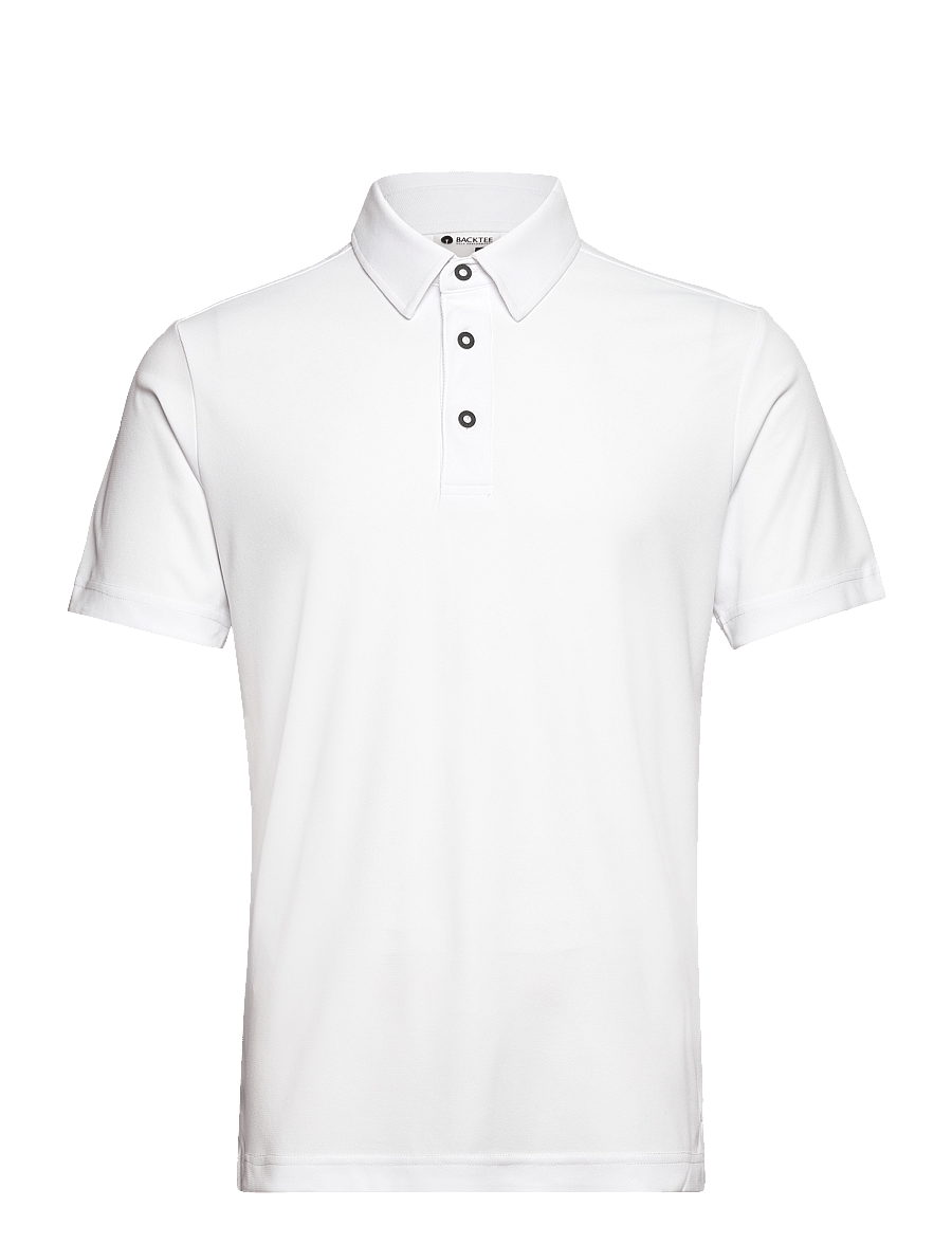 BACKTEE - Mens Performance Polo - oberteile & t-shirts - optical white - 1