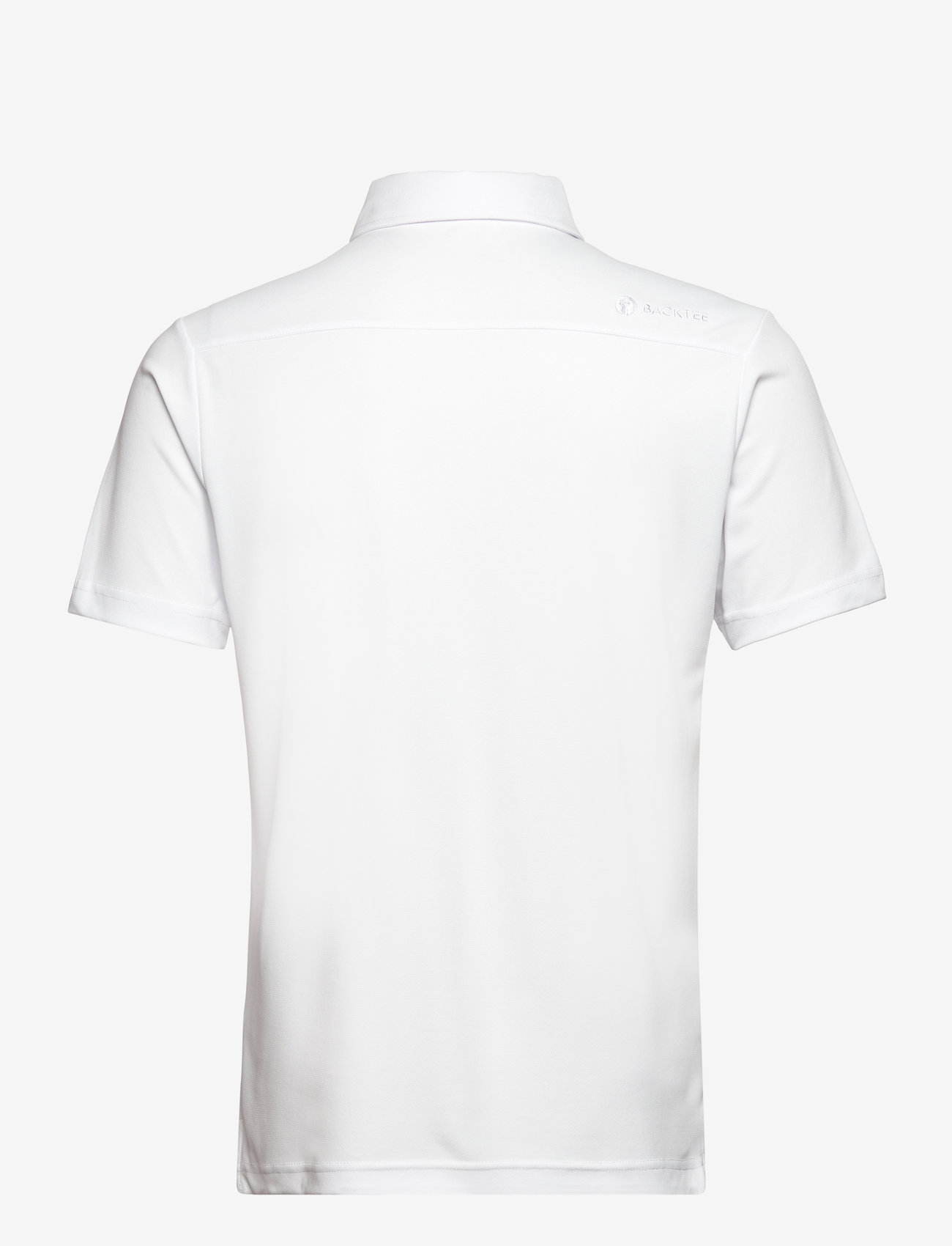 BACKTEE - Mens Performance Polo - toppe & t-shirts - optical white - 2