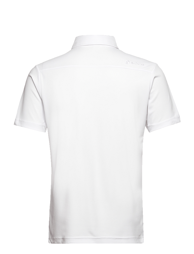 BACKTEE - Mens Performance Polo - toppe & t-shirts - optical white - 2