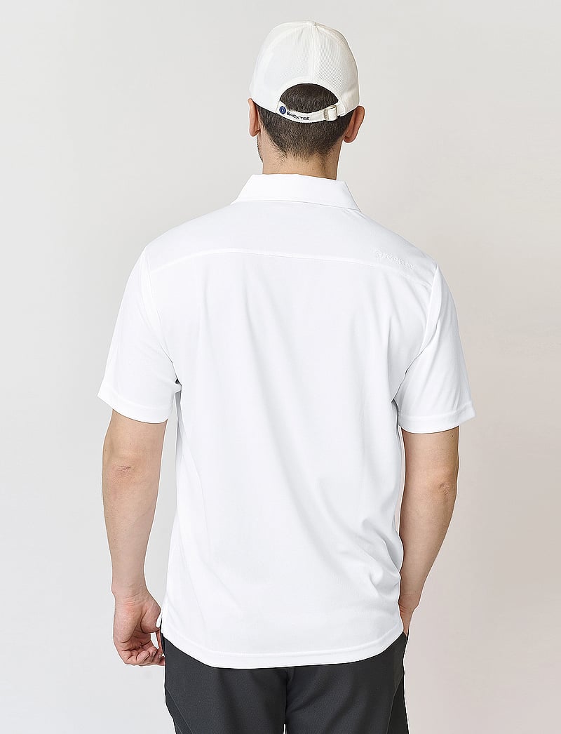 BACKTEE - Mens Performance Polo - toppe & t-shirts - optical white - 3