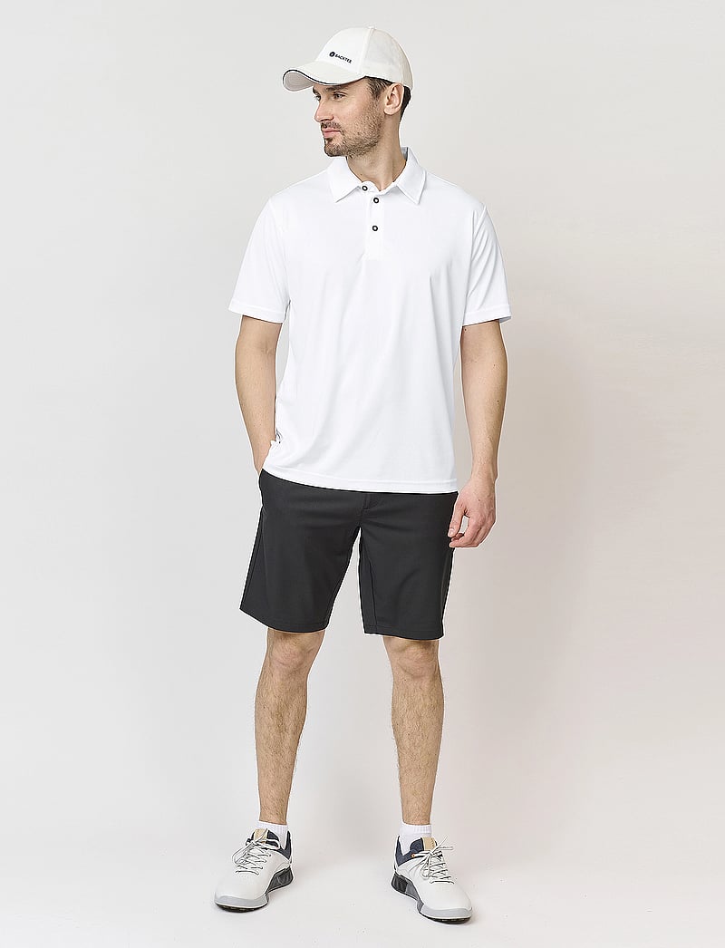 BACKTEE - Mens Performance Polo - toppe & t-shirts - optical white - 4