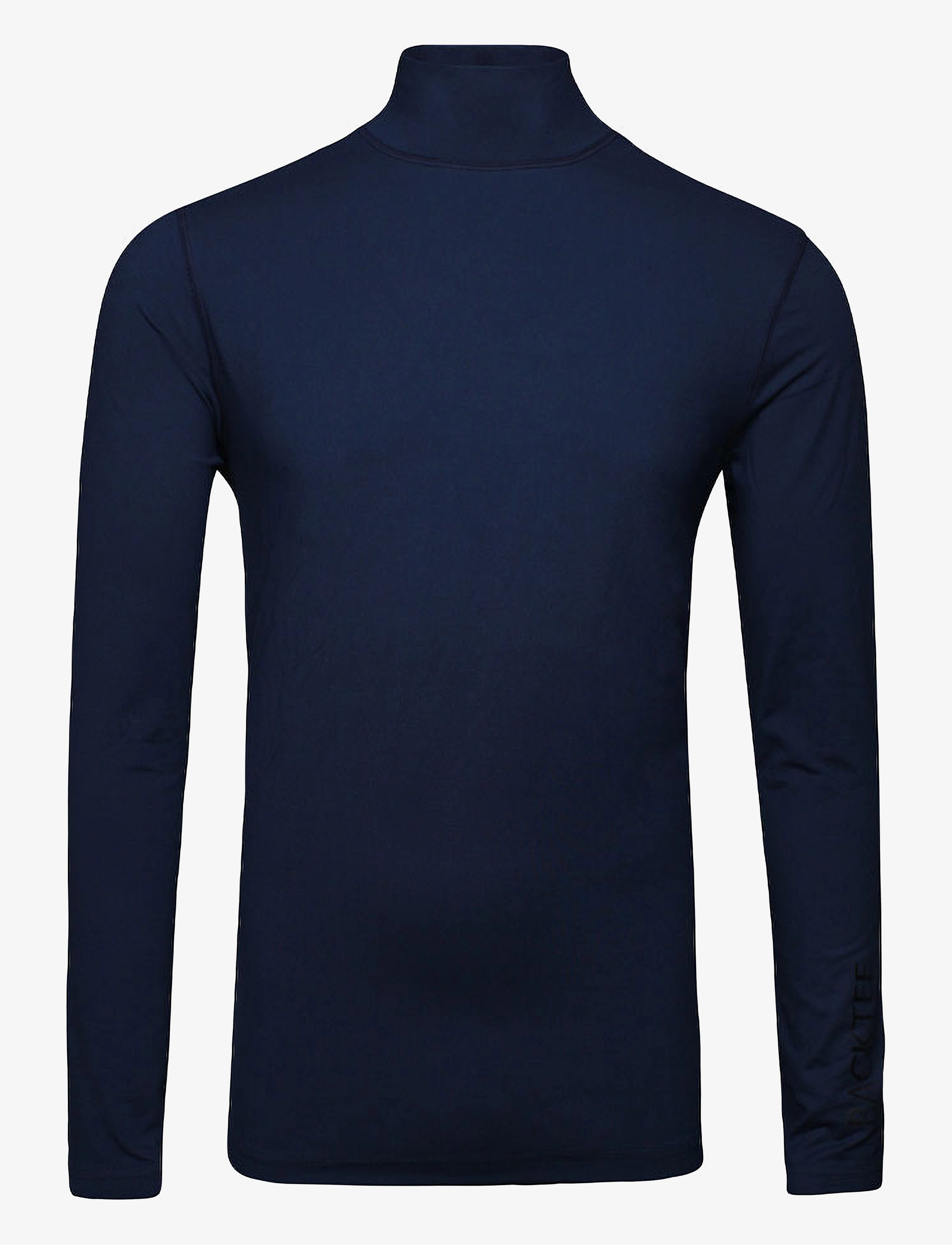 BACKTEE Mens First Skin Turtle Neck Navy - XL - Herren