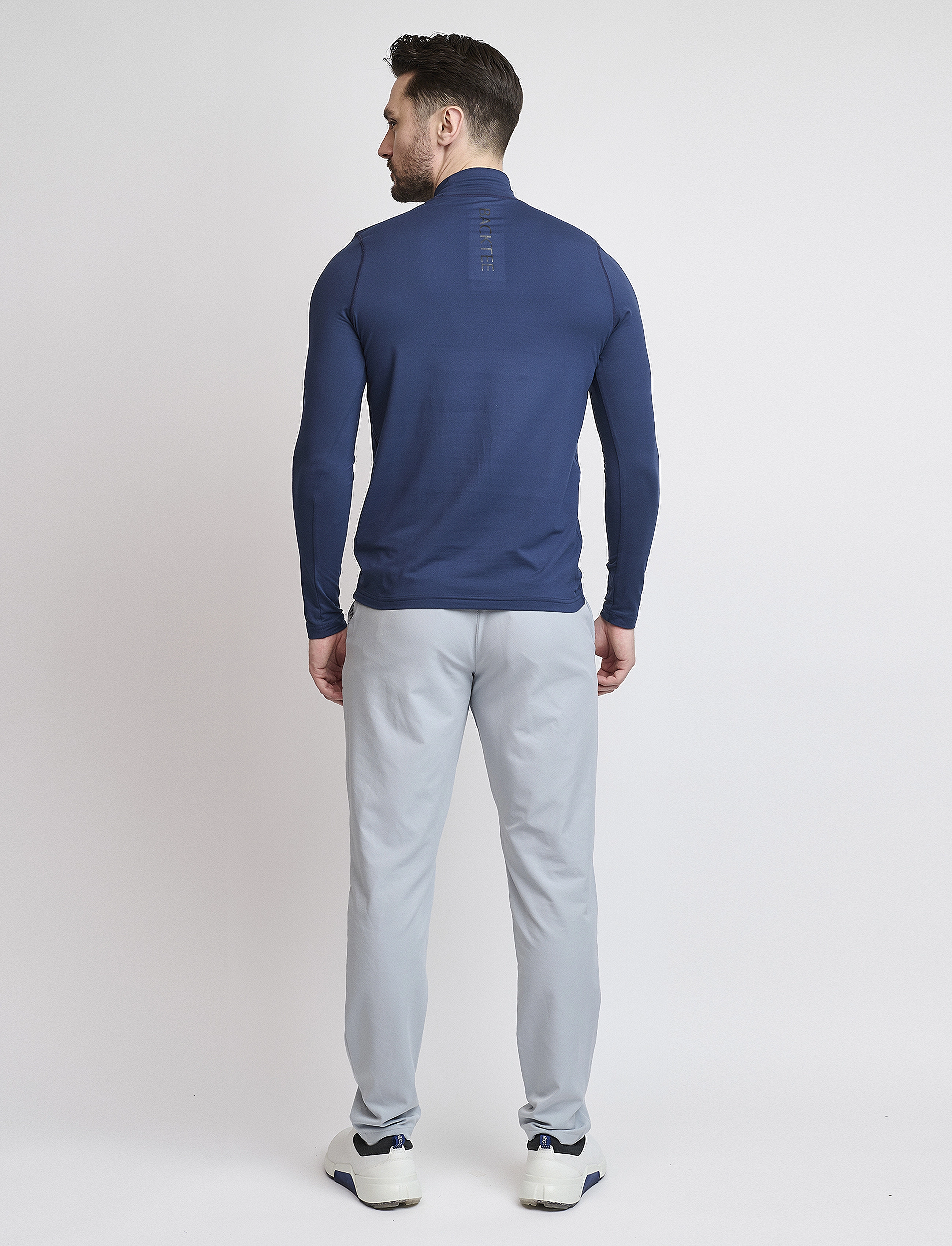 BACKTEE - Mens First Skin Turtle Neck - longsleeved tops - navy - 2