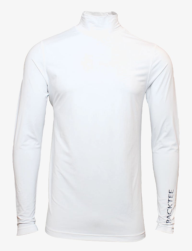 BACKTEE - Mens First Skin Turtle Neck - långärmade tröjor - optical white - 1