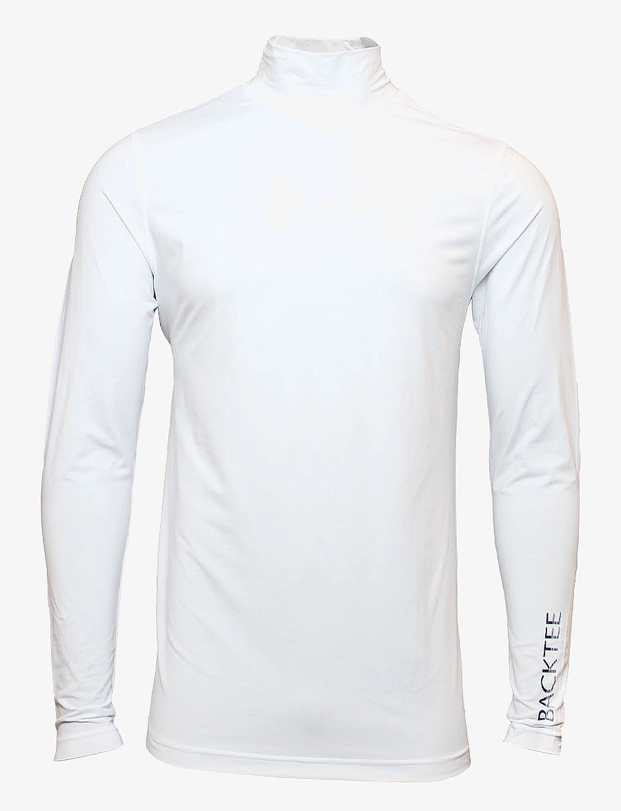 BACKTEE - Mens First Skin Turtle Neck - toppe & t-shirts - optical white - 1