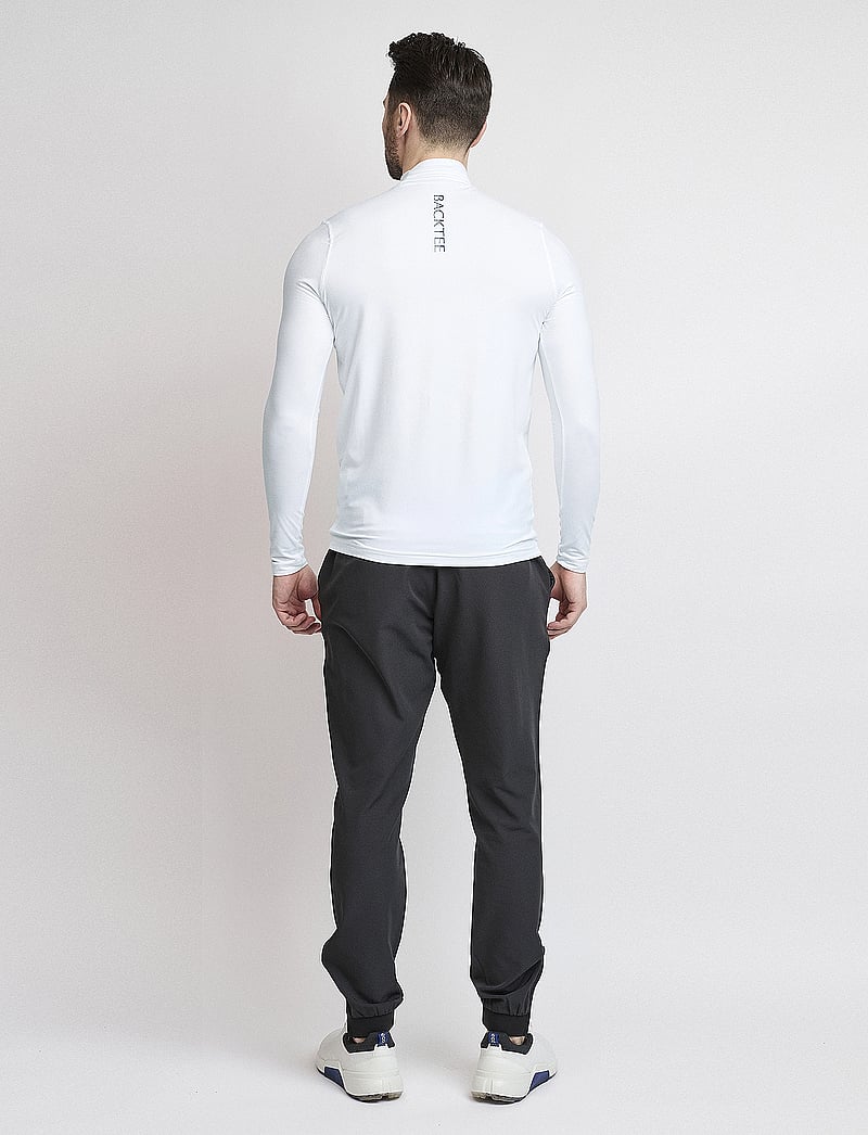 BACKTEE - Mens First Skin Turtle Neck - långärmade tröjor - optical white - 2