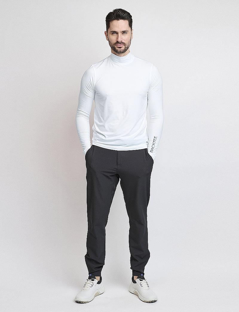 BACKTEE - Mens First Skin Turtle Neck - långärmade tröjor - optical white - 3