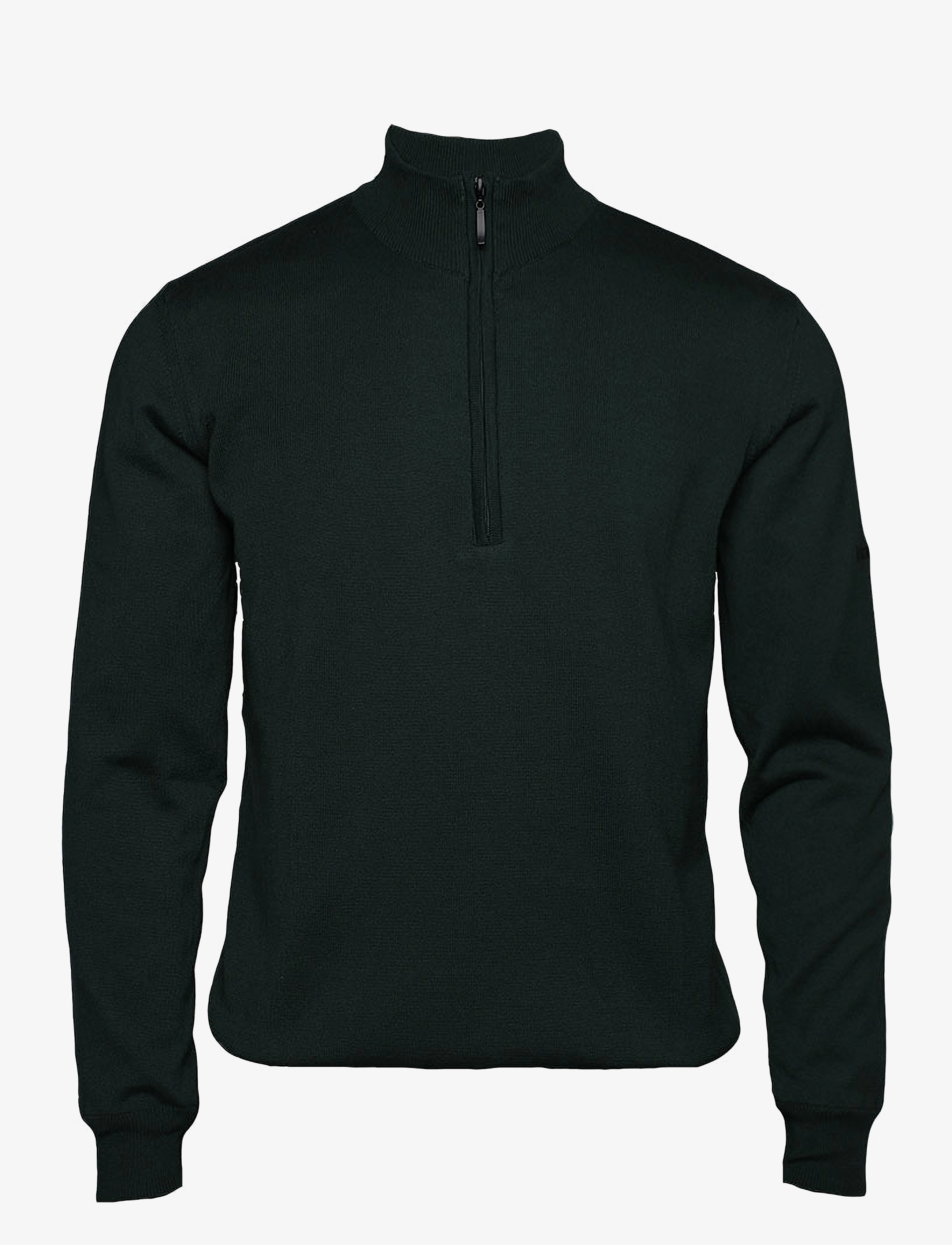 BACKTEE Mens Windbreaker Sweater - Golf - BLACK / black