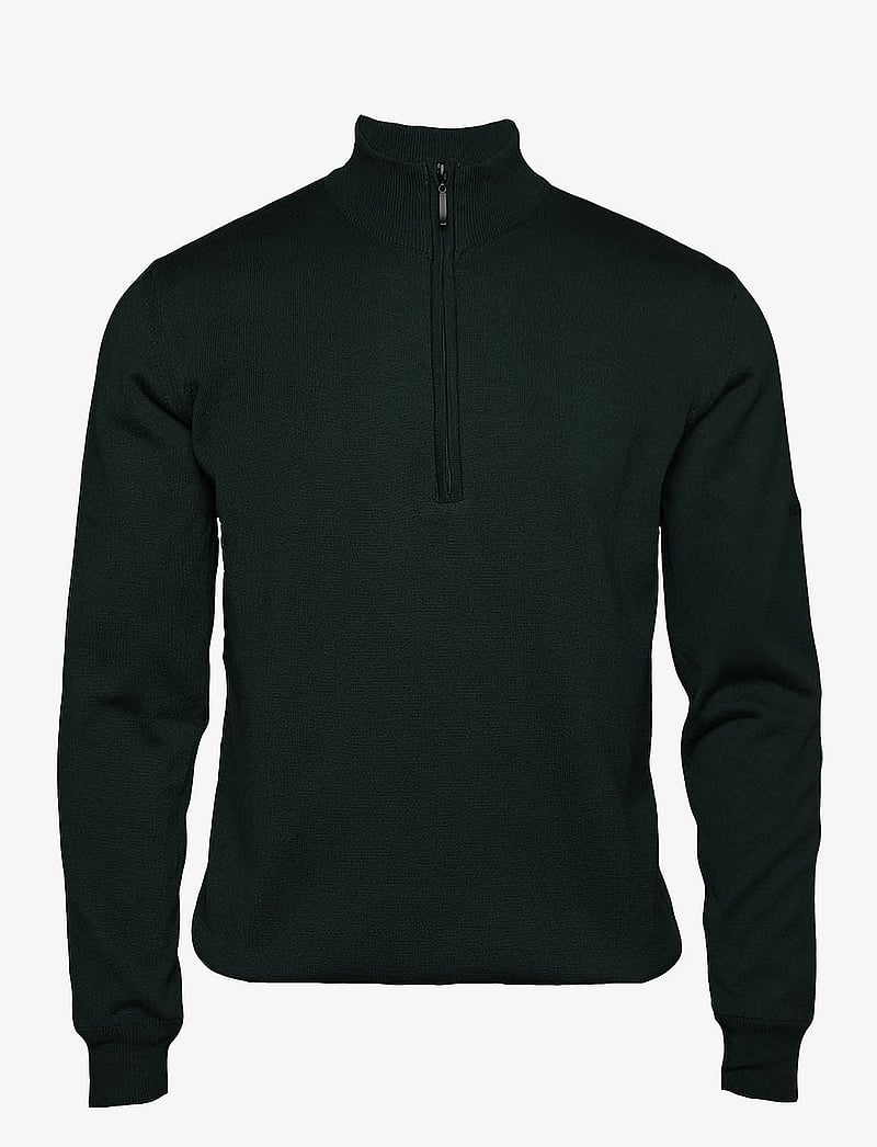 BACKTEE - Mens Windbreaker Sweater - half zip-tröjor - black - 1