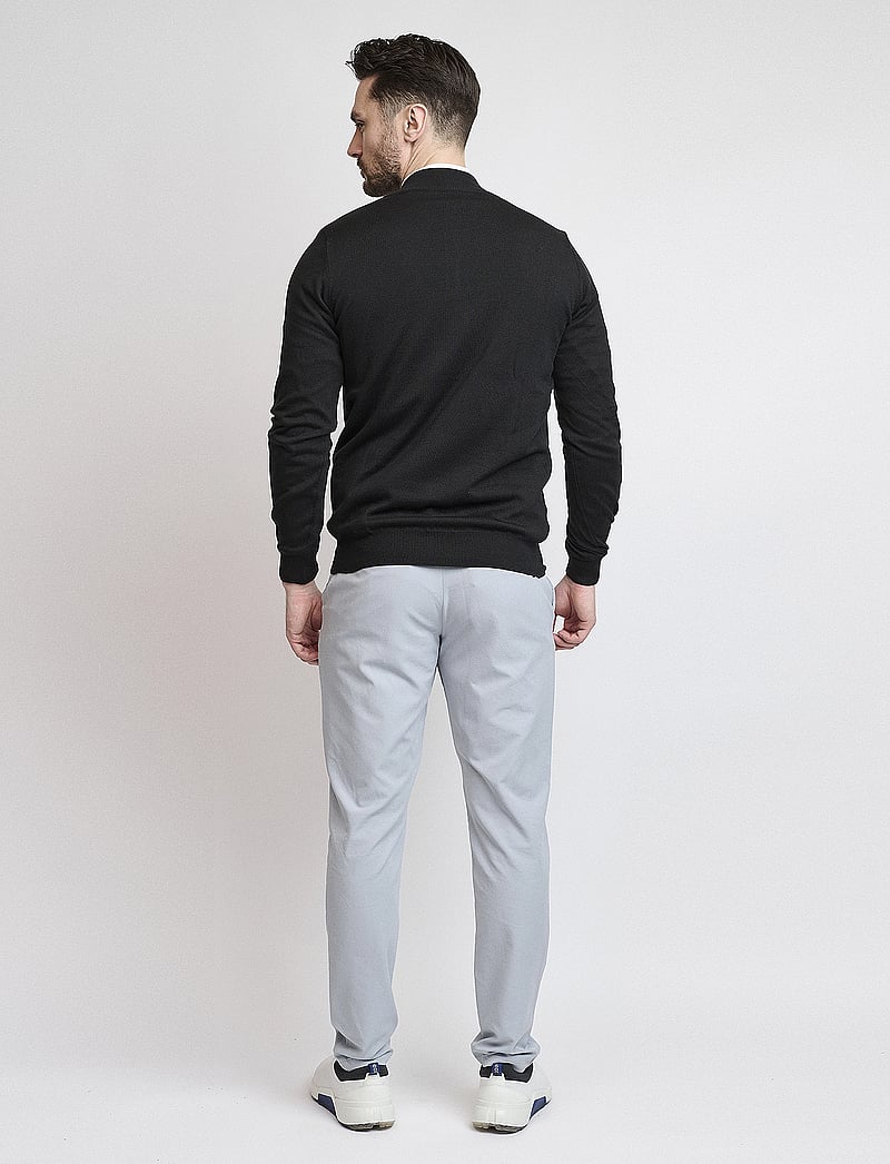 BACKTEE - Mens Windbreaker Sweater - half zip-tröjor - black - 2