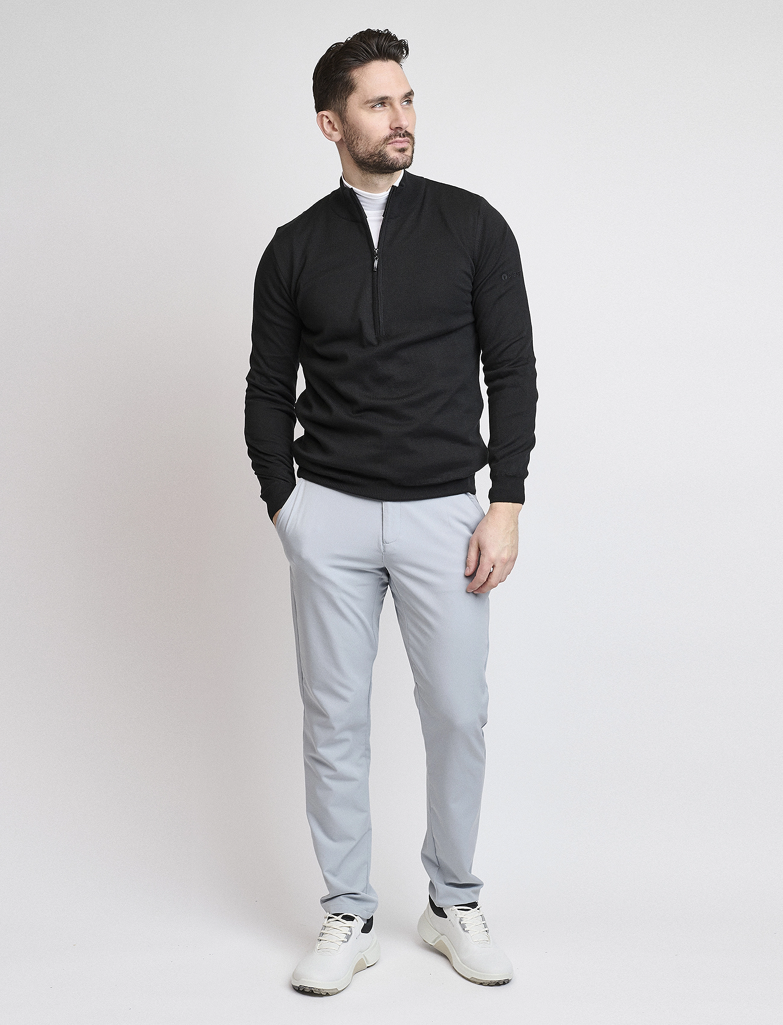 BACKTEE - Mens Windbreaker Sweater - black - 3