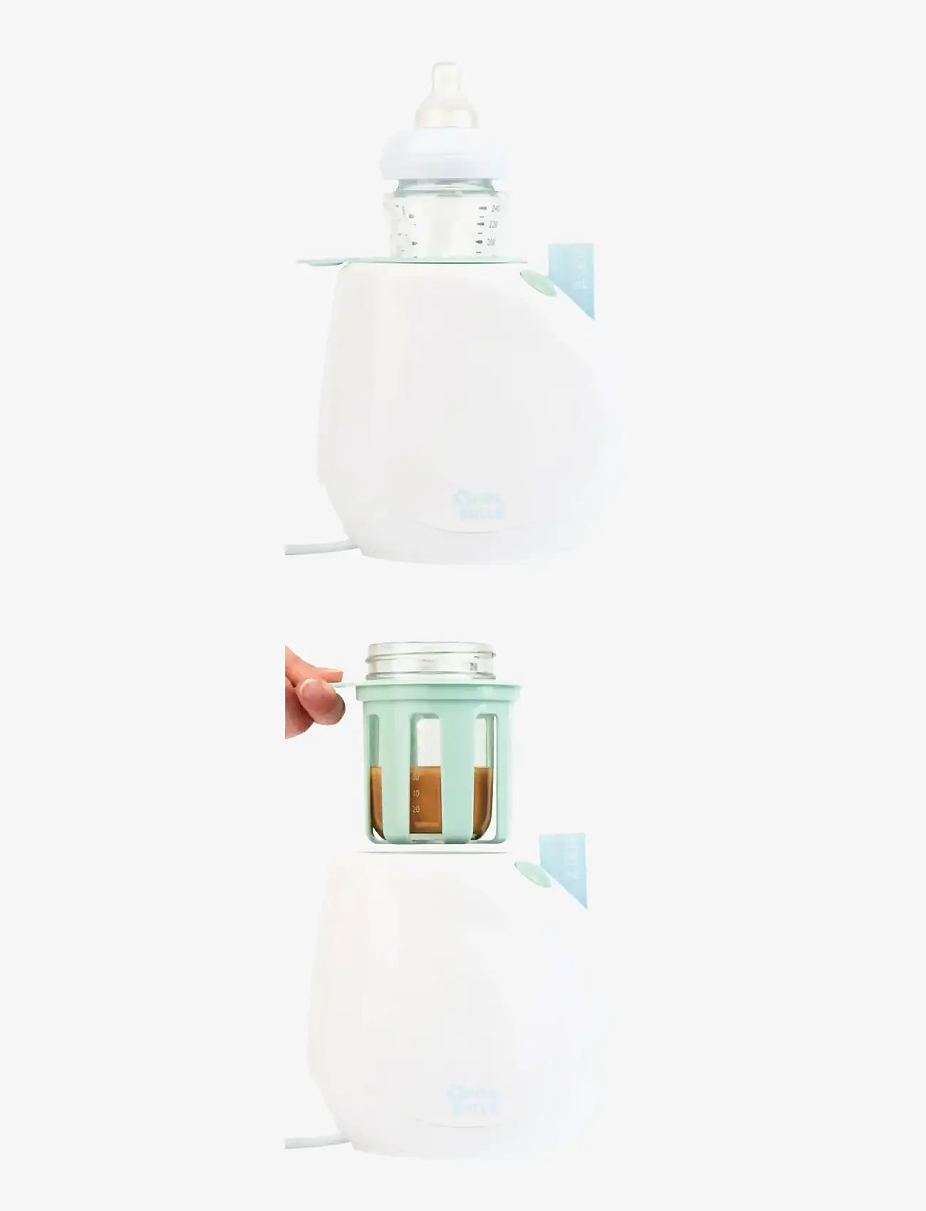 Badabulle - Easy+ Pastel Home/car bottlewarmer - füttern - white - 2
