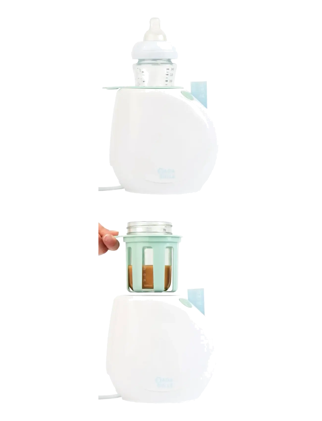 Badabulle - Easy+ Pastel Home/car bottlewarmer - mata - white - 2