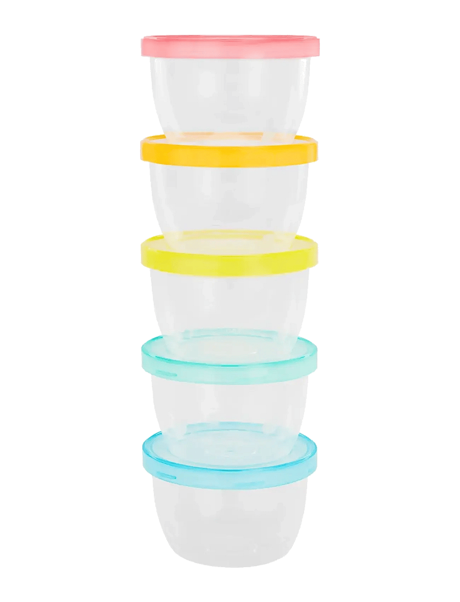 Badabulle - BADABOWLS 5 x 250 ML - contenants de nourriture pour bébé - multi - 1