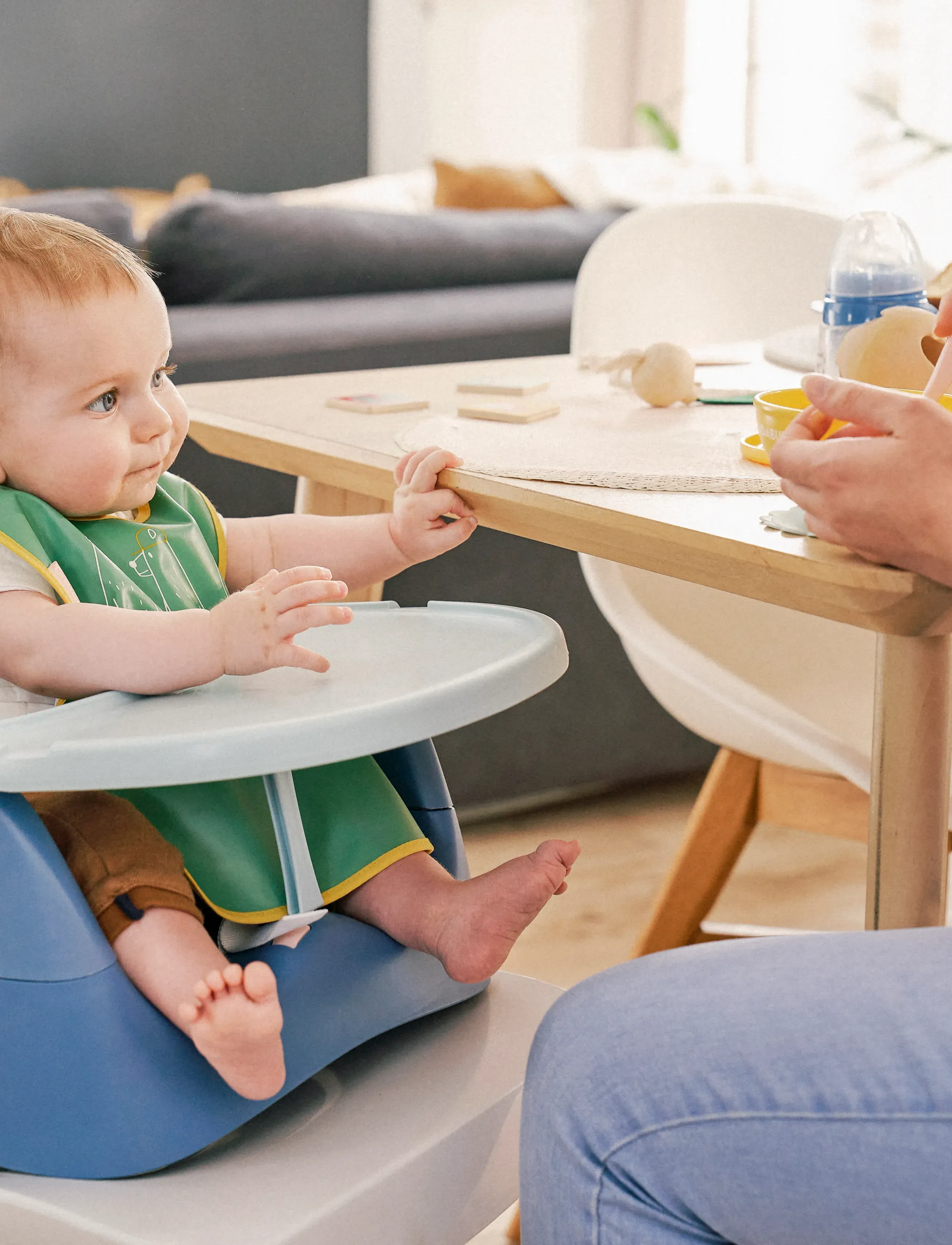 Badabulle Non-Slip Bowls, 3X 330ml, Blue, Baby Feeding > Baby Food Containers, Børn