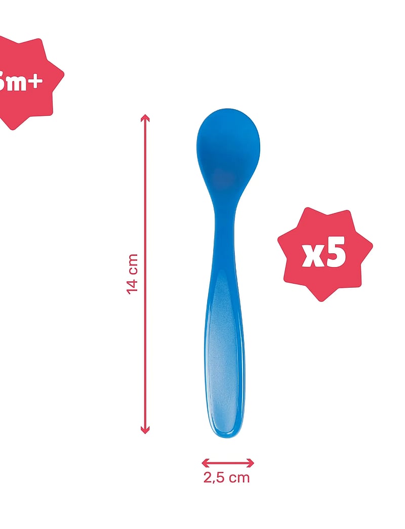 Badabulle - FLEXIBLE SPOONS x5 - serveringssæt - multi - 2